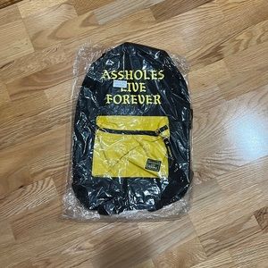 Alf black and yellow backpack